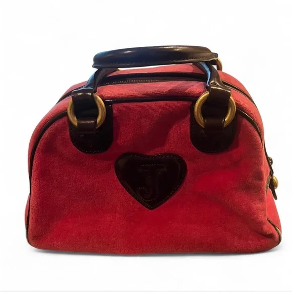 Vintage Juicy Couture pink Bag with Heart Charm - Picture 2 of 6